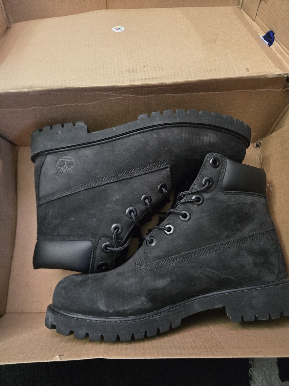 Timberland Men's/ Junior Black Boots